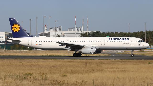 D-AIDX:Airbus A321:Lufthansa